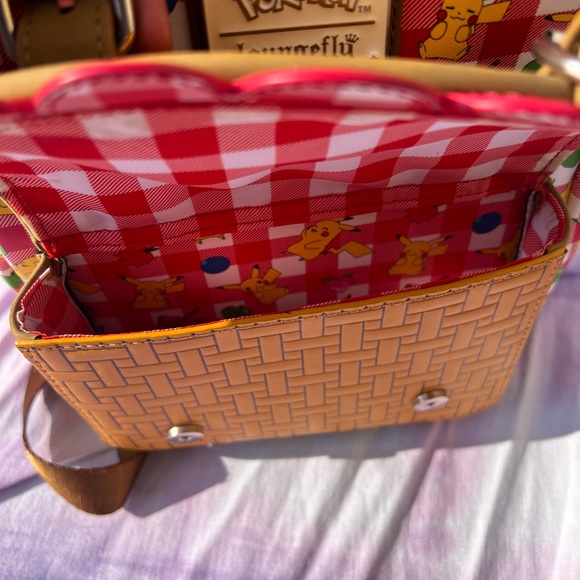 Loungefly Picnic Pikachu Mini Backpack - Picture 8 of 10